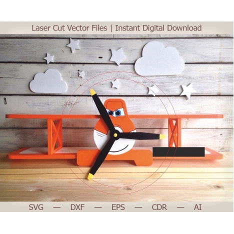 Airplane Laser Cut File