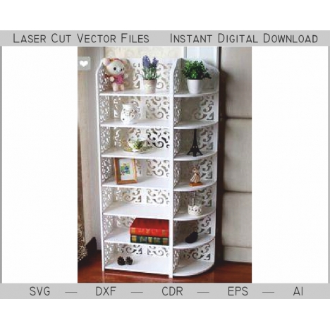Corner Shelf Laser Cut File