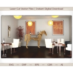 Horse Shelf Laser Cut File