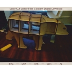Bear Shelf Laser Cut File