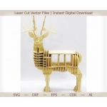 Deer Shelf Laser Cut File