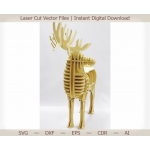 Deer Shelf Laser Cut File