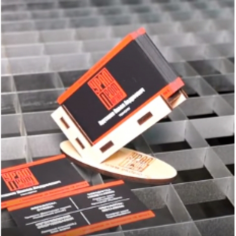 Laser Cut Business Card Stand File