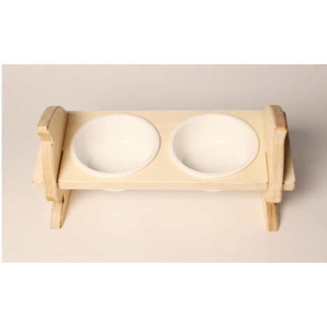 Laser Cut Double Bowl Stand File
