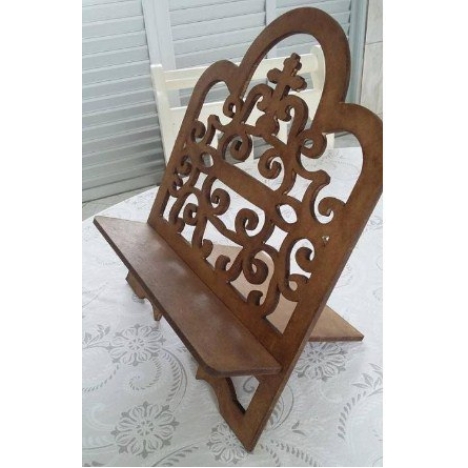 Decorative Book Stand Laser Cut File