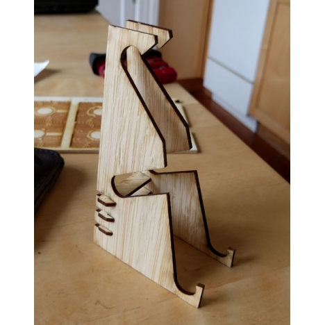 Laser Cut Phone Stand File