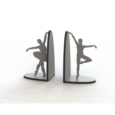 Ballet Bookends Laser Cut File