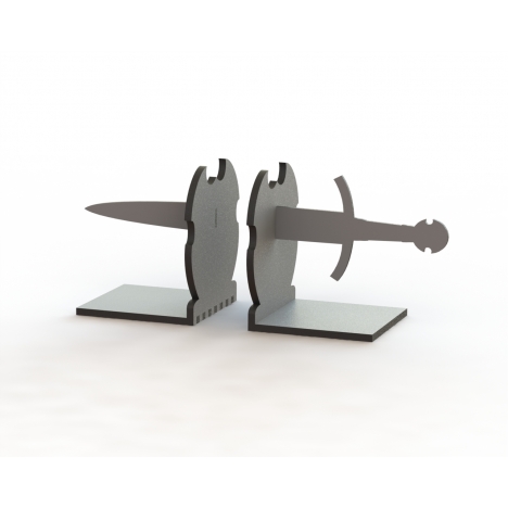 Sword Bookends Laser Cut File