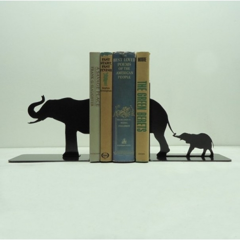 Elephant Family Book Stoppers Laser Cut File