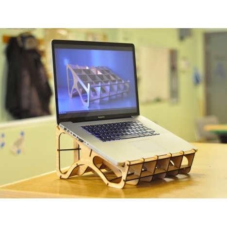 Laser Cut Laptop Stand File