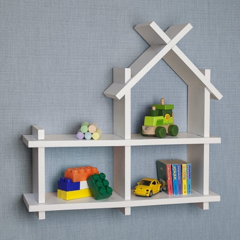 House Wall Shelf Laser Cut File