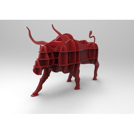 Bull Shelf Laser Cut File