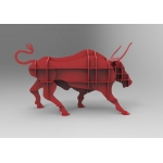 Bull Shelf Laser Cut File