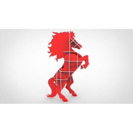 Horse Wall Shelf Laser Cut File