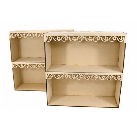 Laser Cut Party Table Shelf File