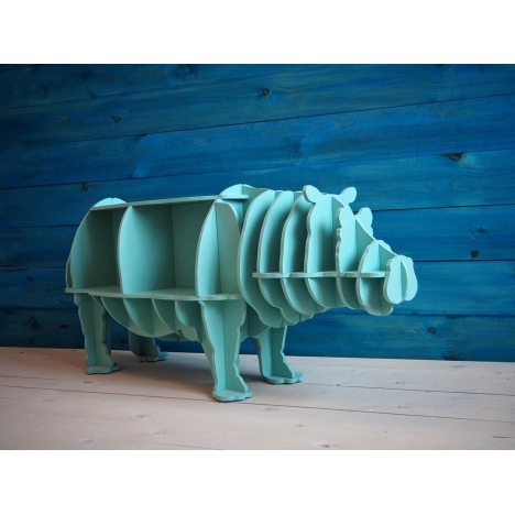 Hippo Shelf Laser Cut File