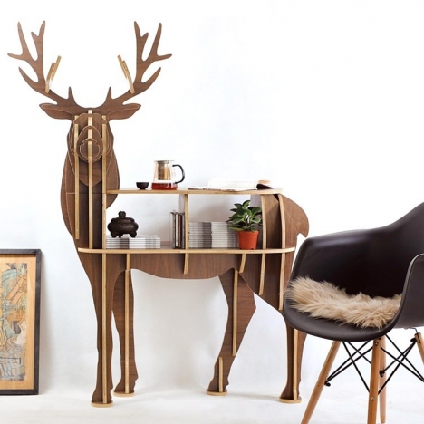 Deer Shelf Laser Cut File