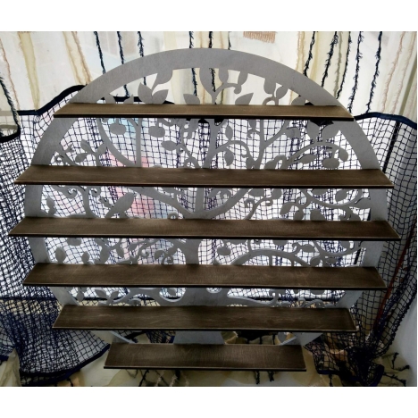 Round Wall Shelf Laser Cut File