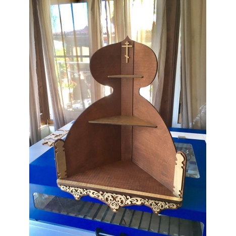 Orthodox Icon Shelf Laser Cut File