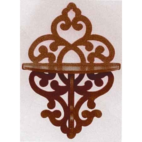 Ornate Wall Shelf Laser Cut File