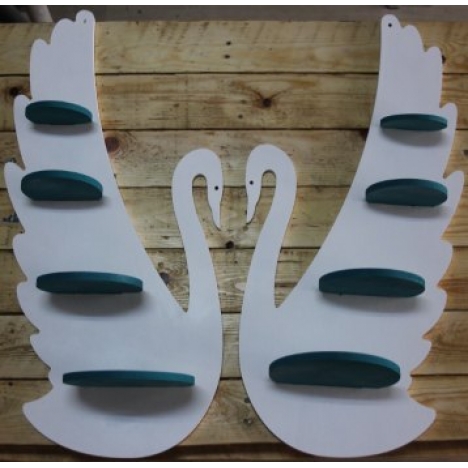 Swan Shelf Laser Cut File
