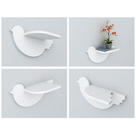 Bird Wall Shelf Laser Cut File