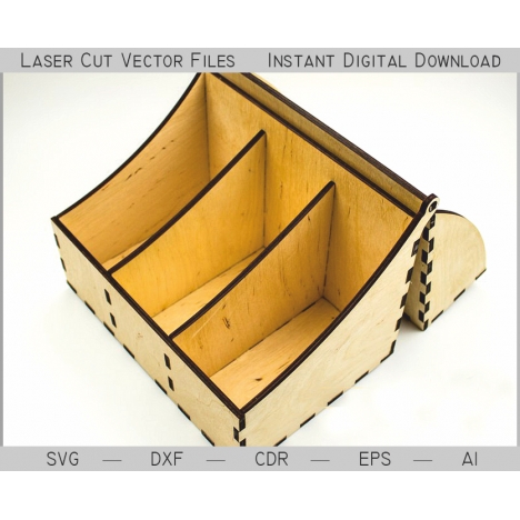 Tea Box Laser Cut File