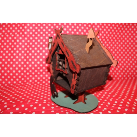 Baba Yaga Hut Laser Cut File