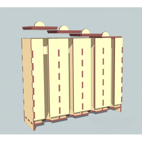 Tea House Box Laser Cut File
