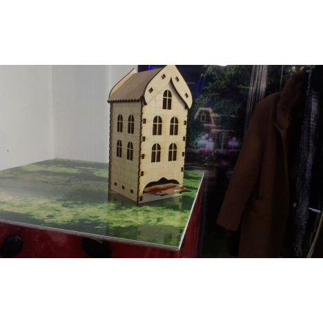 Tea House Laser Cut File