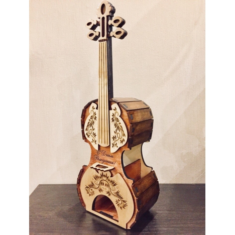Violin Tea Box Laser Cut File