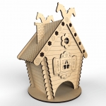 Tea House Laser Cut File