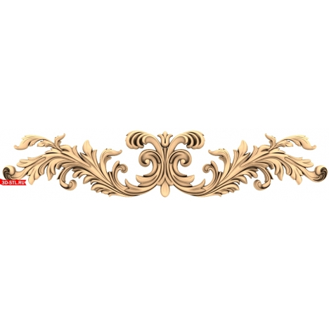 Dance of Leaves Decor - 3D STL model for CNC