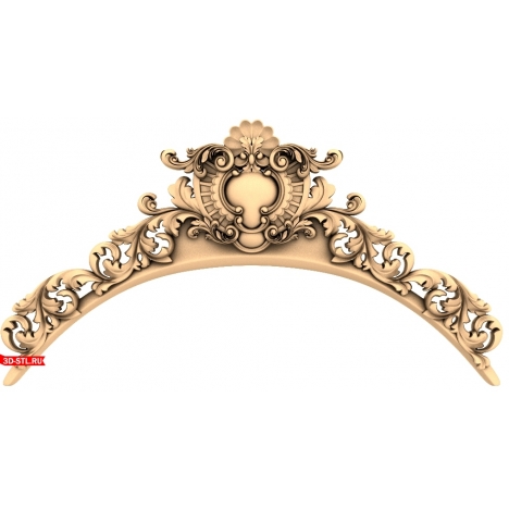 Art Nouveau Decor - 3D CNC model