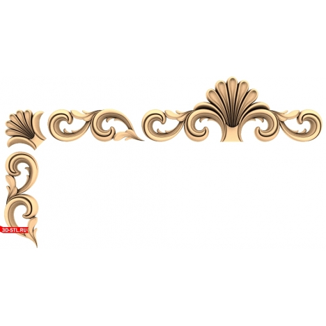 Luxurious Ornament - 3D Model for CNC