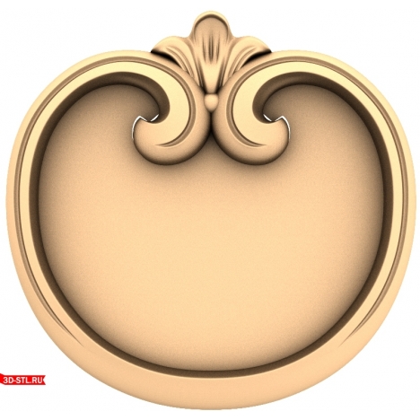 Elegant Coil Decor - 3D STL model for CNC