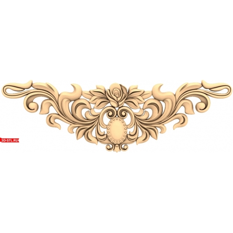 Floral Symphony Decor - 3D STL model for CNC machine
