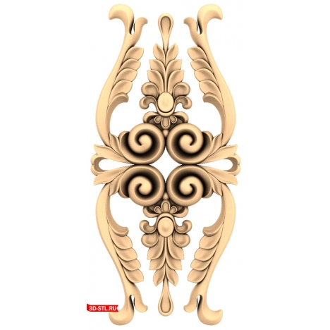 Decor in STL format for CNC machines