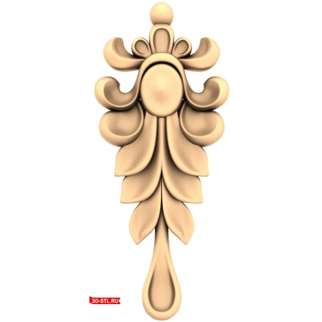 Luxurious Ornament - 3D STL model for CNC