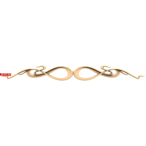 Vortex of Elegance - 3D STL model for CNC milling