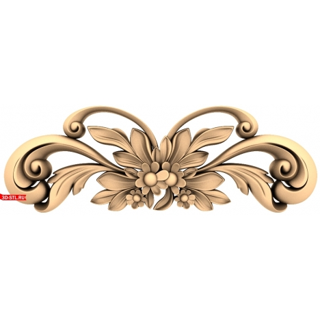 3D STL model of Flower Symphony for CNC milling