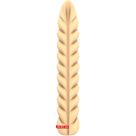 3D model of the Abundance Leaves decor for CNC