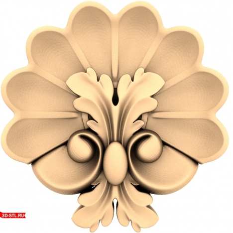 Luxury Shell - 3D model for CNC