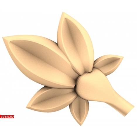 Flower-shaped decoration for CNC machine 