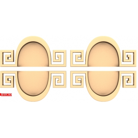 Greek Ornament Decor - 3D CNC Model