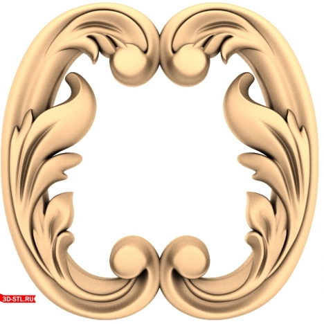 Decor for milling - 3D STL model for CNC