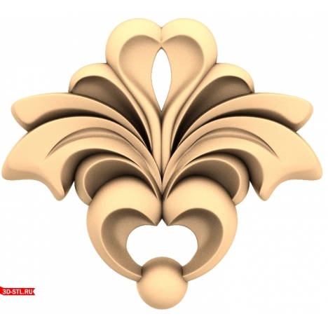 Decor in STL format for CNC machines