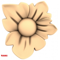 Floral decor STL