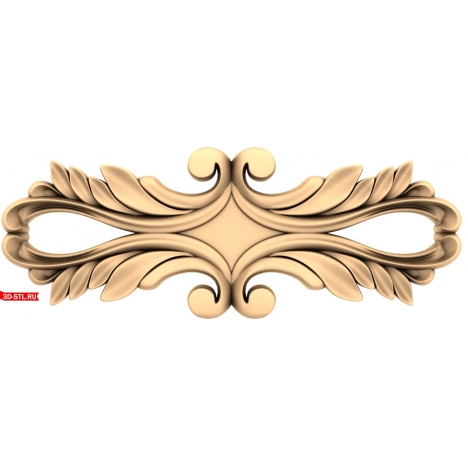 Leaf Wreath Decor - 3D CNC Model