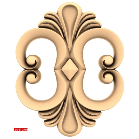 Elegant CNC decor - 3D model in STL format